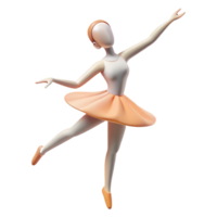 dramatic mesmerizing Minimal silhouette of a ballerina in a pose. Single-weight stroke, with Scalable Design. expertly shot png
