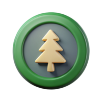 energetic striking Circular badge with a minimalistic tree icon. Clean lines, crisp edges, with Scalable Design. ultra HD png