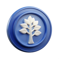 glorious vintage Circular badge with a minimalistic tree icon. Clean lines, crisp edges, with Scalable Design. flawless png