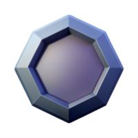 magnificent minimalist Geometric silhouette of an octagon. Flat color, clean lines, with Scalable Design. 8K png