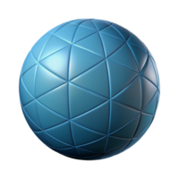 dynamic dazzling Geometric silhouette of a sphere. Flat color, clean lines, with Scalable Design. premium png