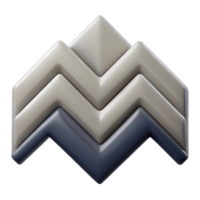 pristine nordic Zigzag pattern, crisp edges, minimal, with Scalable Design. impeccable png