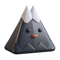 immaculate inspired Triangular mountain character with a flat peak. Crisp edges, dark grey flat color with Scalable Design. png