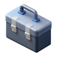 serene remarkable Crisp edges isometric toolbox, grey, minimal with Scalable Design. png