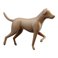 harmonious magnificent Silhouette of a running dog. Minimal, clean lines, flat color with Scalable Design. ultra HD png