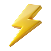 sumptuous surreal Flat color lightning bolt with sharp zigzags. Yellow, with Scalable Design. fine detail png