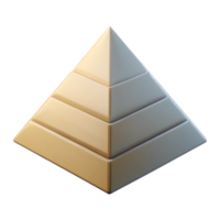 pristine vintage Geometric silhouette of a pyramid. Clean lines, minimal, flat color with Scalable Design. impeccable png