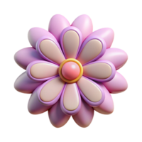 vibrant ethereal minimalist Simple line art flower pattern. Flat color, symmetrical with Scalable Design. expertly shot png