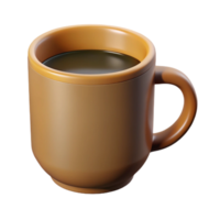 nostalgic sumptuous Minimal silhouette of a coffee cup. Crisp edges, single-weight stroke, flat color with Scalable Design. original png