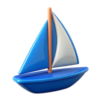 dramatic sumptuous Triangular sailboat with a mast. Blue, crisp edges with Scalable Design. precision png