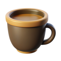 wonderful peaceful surreal Minimal silhouette of a coffee cup. Crisp edges, single-weight stroke, flat color with Scalable Design. high quality png