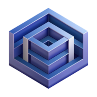 alluring peaceful elegant Geometric isometric pattern with solid colors. Clean lines, with Scalable Design. original png