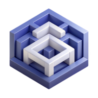 timeless urban Geometric isometric pattern with solid colors. Clean lines, with Scalable Design. sharp png