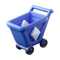 signature avant-garde Geometric shopping cart icon. Clean lines, scalable, crisp edges with Scalable Design. precision png