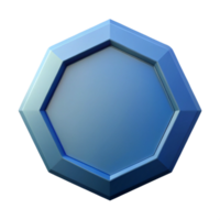 gorgeous elegant Geometric silhouette of an octagon. Clean lines, minimal, flat color with Scalable Design. authentic png
