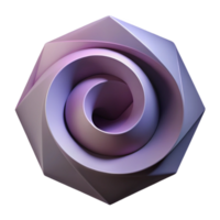 joyful stunning Geometric silhouette of a spiral. Scalable, clean lines, flat color with Scalable Design. impeccable png