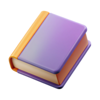 vibrant bold minimalist Flat color, geometric representation of a book. Crisp edges, with Scalable Design. fine detail png