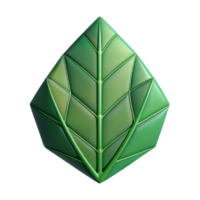 pristine dynamic retro Geometric leaf icon. Clean lines, scalable, crisp edges with Scalable Design. museum quality png