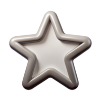 captivating coveted Single weight stroke outline of a stylized star. Crisp edges, minimal design with Scalable Design. png