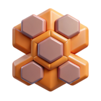 dramatic elegant Symmetrical arrangement of five pentagons. Flat color, with Scalable Design. high resolution png