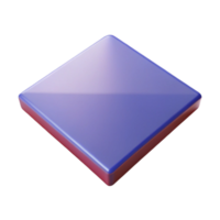 harmonious spectacular Flat color parallelogram, clean lines, minimal design with Scalable Design. authentic png