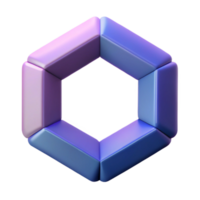 sought-after minimalist Interlocked octagon shapes, scalable design, flat color palette with Scalable Design. elite png