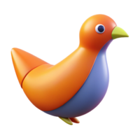 exquisite traditional Symmetrical abstract bird shape, flat color, single-weight stroke with Scalable Design. authentic png