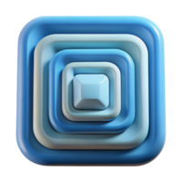 elegant exceptional A series of concentric squares, minimal design, crisp edges with Scalable Design. png