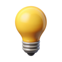 magnifique célèbre croustillant bords définir une Facile ampoule. plat Jaune. poids unique accident vasculaire cérébral avec évolutif conception. png