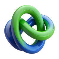 dazzling coastal Interlocking curved lines, crisp edges, flat blue and green with Scalable Design. high quality png