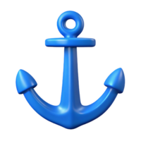 energetic elegant Crisp edges define a simple anchor. Flat blue. Single-weight stroke with Scalable Design. fine detail png