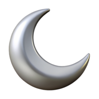 captivating mysterious bohemian Minimal symmetrical crescent moon, single-weight stroke, flat silver with Scalable Design. high resolution png