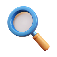 romantic impressive Scalable monoline magnifying glass. Clean lines, minimal, flat color with Scalable Design. expertly shot png