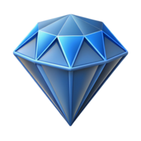 extraordinary reflective victorian Isometric diamond shape with facets. Geometric, symmetrical, clean lines with Scalable Design. luxury png