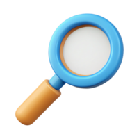 distinctive abstract A scalable magnifying glass icon. Single-weight stroke, flat color, clean lines with Scalable Design. fine detail png