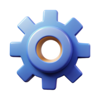 nostalgic fascinating A clean lines gear icon. Symmetrical design, scalable, flat color with Scalable Design. perfect clarity png