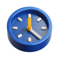 beautiful acclaimed Isometric clock face with hands. Symmetrical, clean lines with Scalable Design. png