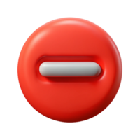 unforgettable abstract Scalable minus sign character, red, symmetrical design with Scalable Design. flawless png