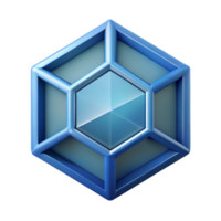 breathtaking dynamic coastal A geometric pentagon icon. Symmetrical design, clean lines, flat color with Scalable Design. sharp png