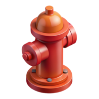 remarkable organic Isometric fire hydrant. Crisp edges, flat color with Scalable Design. authentic png