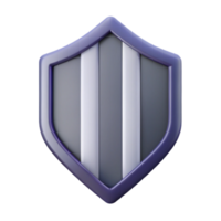magnificent notable Shield-shaped badge with three vertical stripes. Flat color, clean lines, minimal with Scalable Design. png