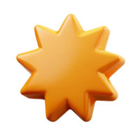 signature vintage Starburst badge with eight points. Minimal, scalable, single-weight stroke with Scalable Design. refined png
