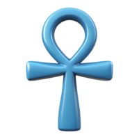 captivating nostalgic classic Clean lines form a symmetrical ankh symbol in flat color with Scalable Design. high quality png