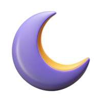 timeless artistic A stylized, flat color moon symbol with clean lines with Scalable Design. original png