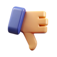 playful immaculate Thumbs down pictogram. Geometric, symmetrical, with Scalable Design. precision png
