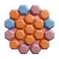 mesmerizing mid-century A repeating pattern of octagons, flat color, symmetrical, geometric with Scalable Design. perfect clarity png