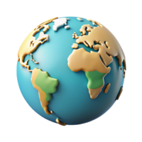 alluring inspired World map with highlighted continents. Minimal, clean lines, flat color with Scalable Design. png