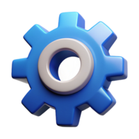 radiant peaceful abstract Gear icon with four cogs. Symmetrical, crisp edges, single-weight stroke with Scalable Design. masterfully captured png