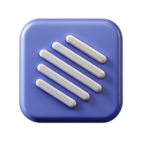 dramatic striking Circle with a diagonal line through it. Minimal, crisp edges, flat color with Scalable Design. ultra HD png