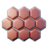 dramatic avant-garde Geometric pattern of hexagons. Single-weight stroke, flat color. with Scalable Design. artisan png